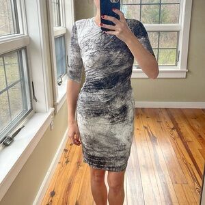 Helmet Lang Nova JSY Grey Scale Dress